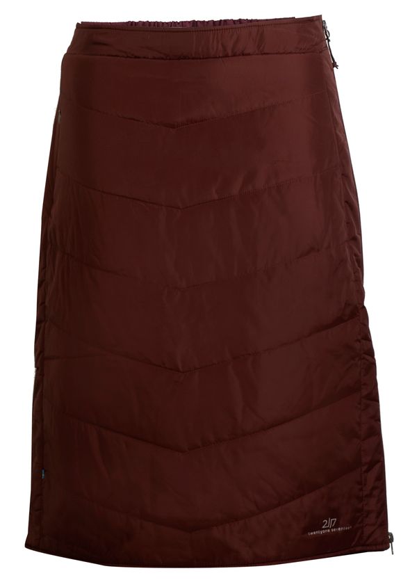 2117 KLINGA - long insulated skirt - brown