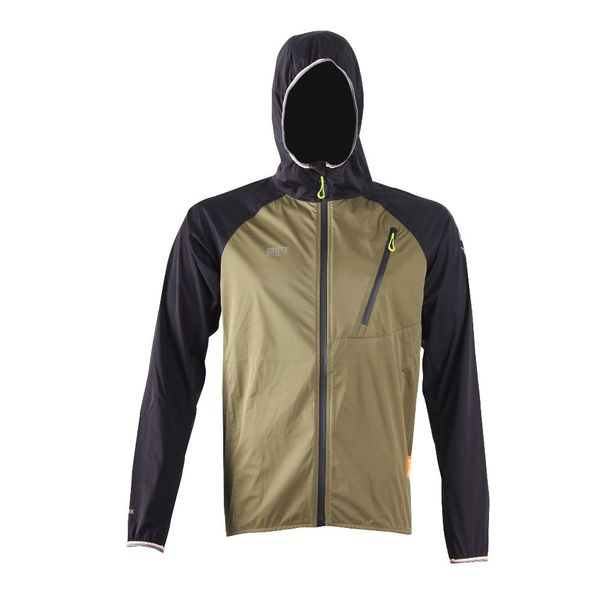 2117 MEDELPLANA -men's ECO softshell jacket with hood Congo green