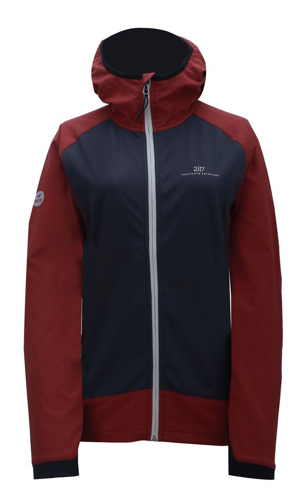 2117 NORDMARK - women's hybrid hooded jacket - Wine red