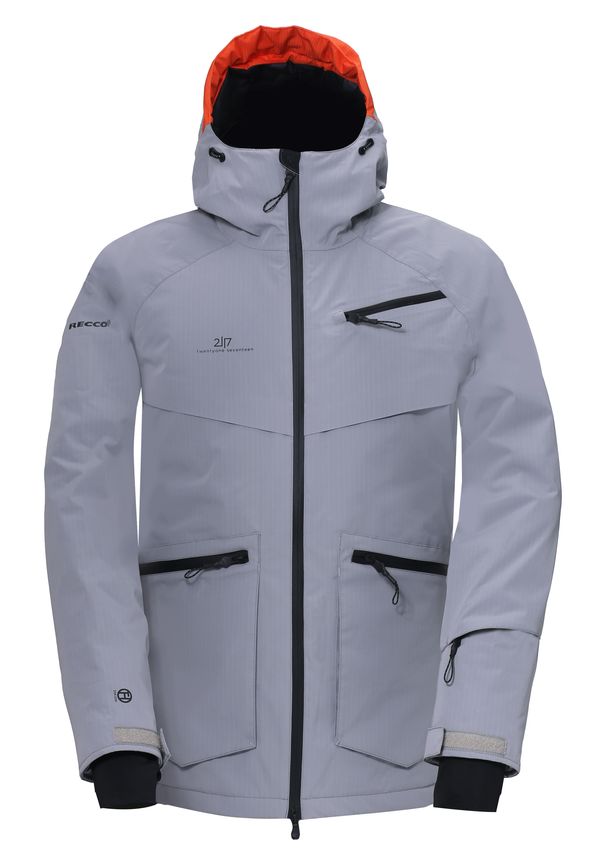 2117 NYHEM - ECO mens ski jacket, gray