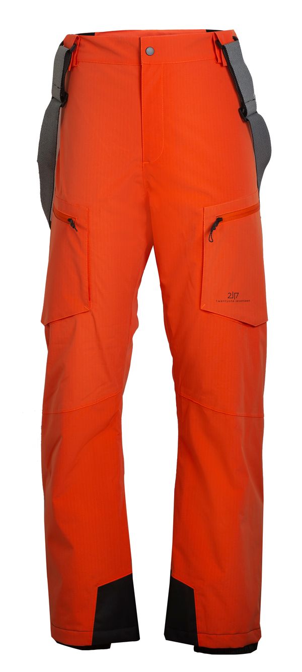 2117 NYHEM - ECO Pánské lehké zateplené lyžařské kalhoty - Flame
