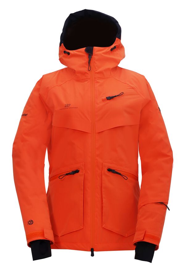 2117 NYHEM - ECO womens ski jacket, orange