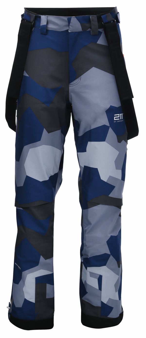 2117 RÄMMEN - men ECO 3L ski pants (Merino inside) - color navy camo