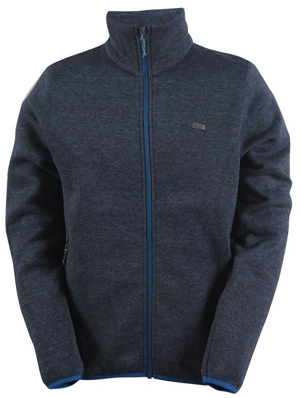 2117 TOBO - boys' sweater with zipper (flatfleece) - blue