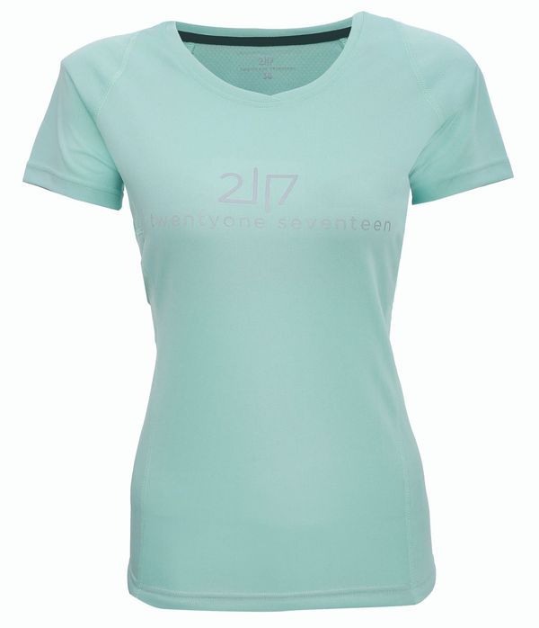 2117 TUN - women's functional T-shirt with neck sleeve - Mint