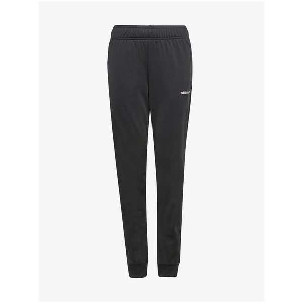 Adidas Black Girls' Sweatpants with Zippered Pockets Adidas Originals Track Pants - Unisex