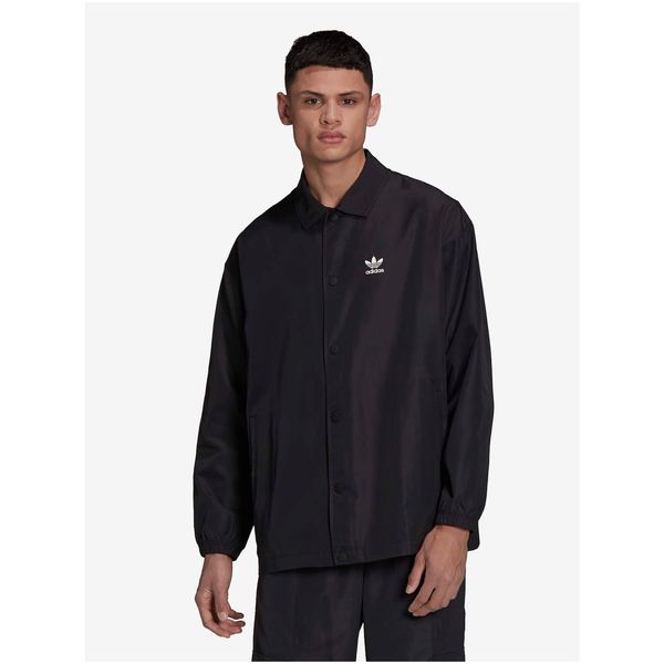 Adidas Black Men's Shirt Lightweight Jacket adidas Originals Coach Jacket - Men's