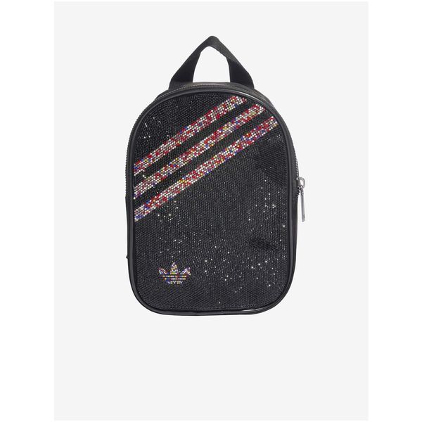 Adidas Black Women's Backpack with Decorative Details adidas Originals - Women