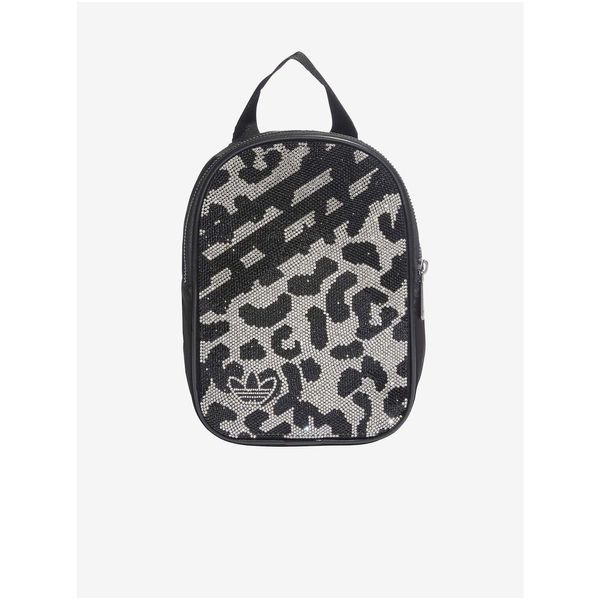 Adidas Black Women's Patterned Backpack with Decorative Details adidas Originals - Women