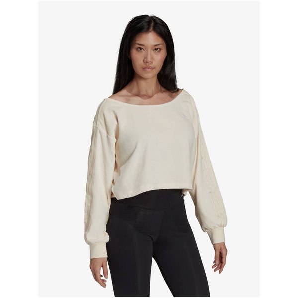 Adidas Cream Women's Crop Top adidas Originals - Women