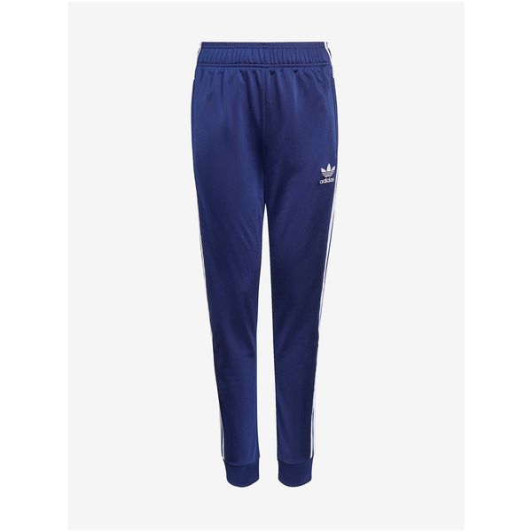 Adidas Dark Blue Girls' Sweatpants adidas Originals SST Track Pants - unisex