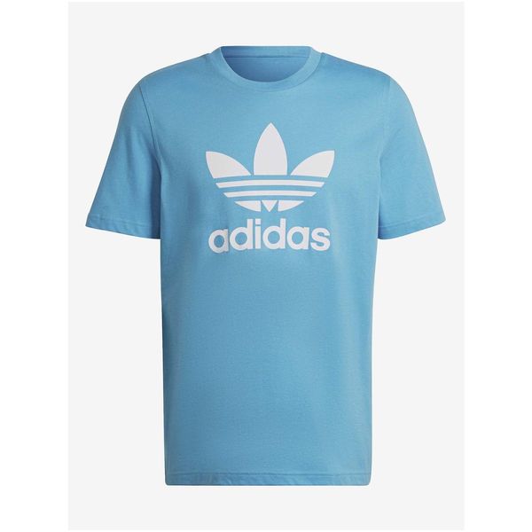 Adidas Light Blue Adidas Originals Men's T-Shirt - Men's