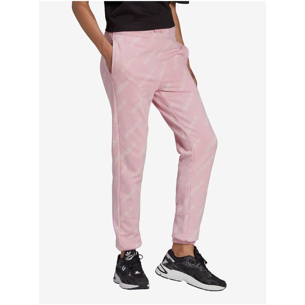Adidas Pink Women's Patterned Sweatpants adidas Originals - Women