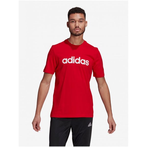 Adidas Red Men's T-Shirt adidas Performance - Men's