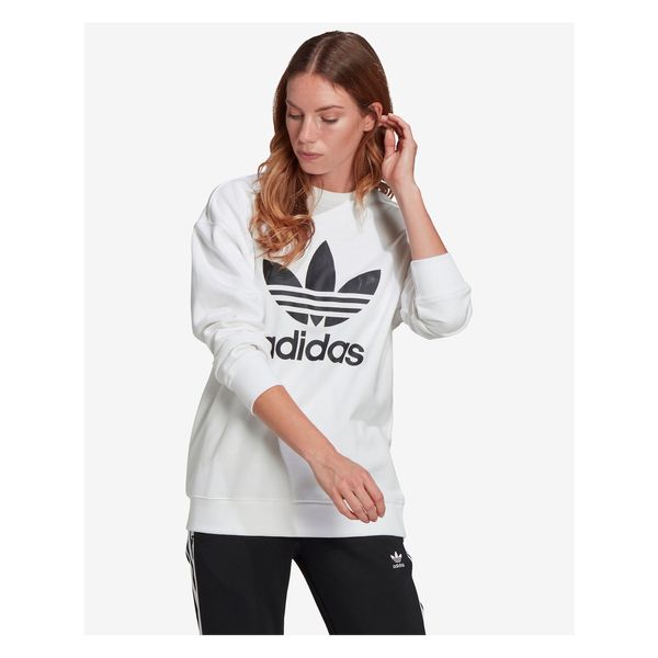 Adidas White Women's Sweatshirt adidas Originals - Women