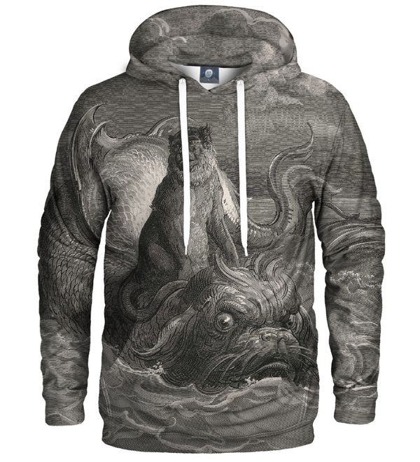 Aloha From Deer Aloha From Deer Unisex's Dore Series - Monkey On A Dolphin Hoodie H-K AFD494