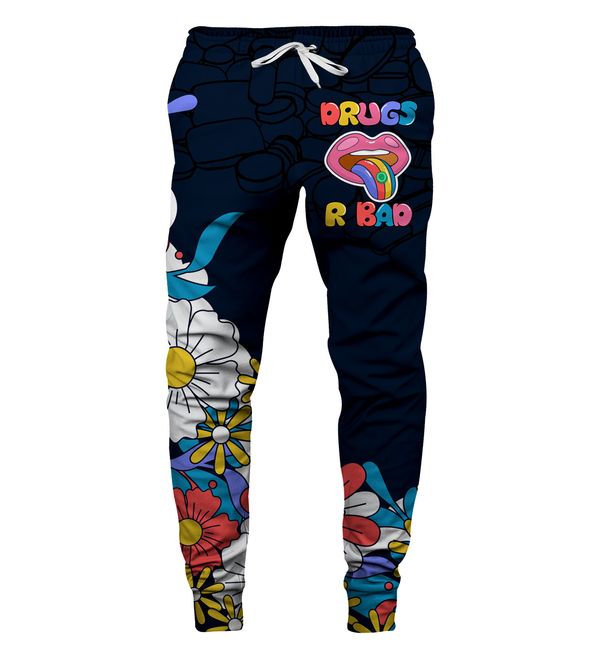 Aloha From Deer Aloha From Deer Unisex's Drugs R Bad Sweatpants SWPN-PC AFD1030