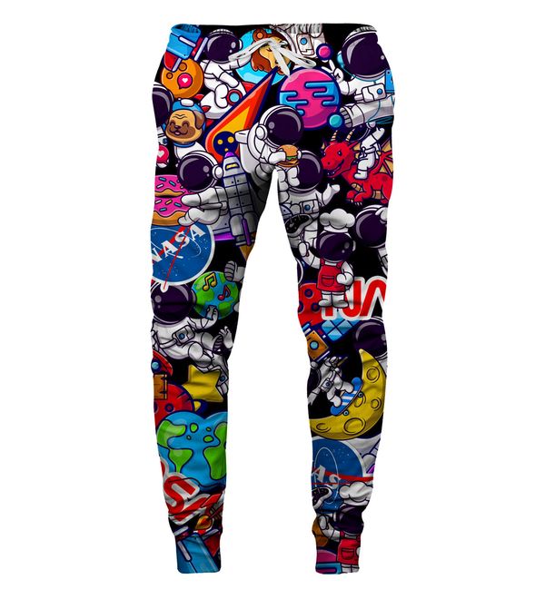 Aloha From Deer Aloha From Deer Unisex's Out In Space Sweatpants SWPN-PC AFD1027