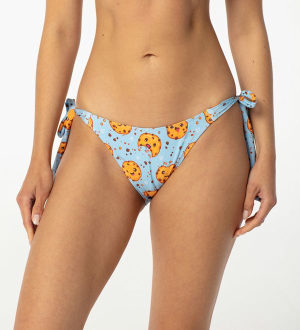 Aloha From Deer Aloha From Deer Woman's Cookies Make Me Happy Bikini Bows Bottom WBBB AFD671