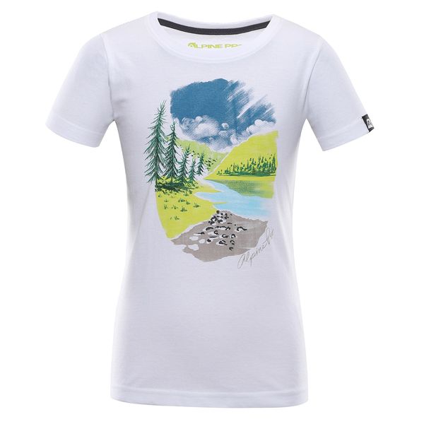 ALPINE PRO Children's T-shirt ALPINE PRO DIORO white variant pa
