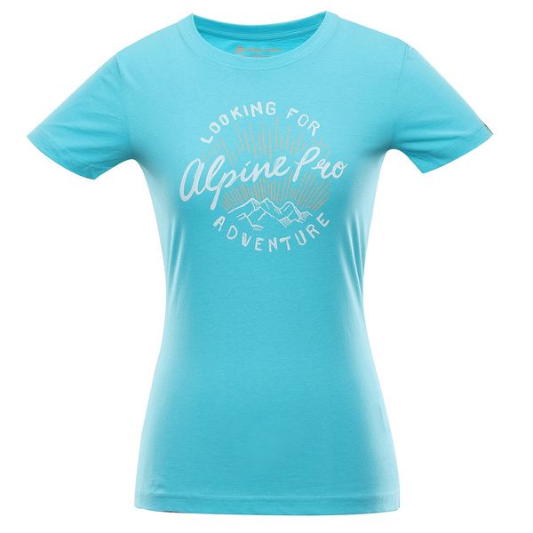 ALPINE PRO Dámské bavlněné triko ALPINE PRO UNEGA 8 curacao varianta pg