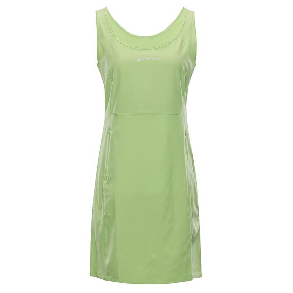 ALPINE PRO Dámské rychleschnoucí šaty ALPINE PRO ELANDA 4 french green