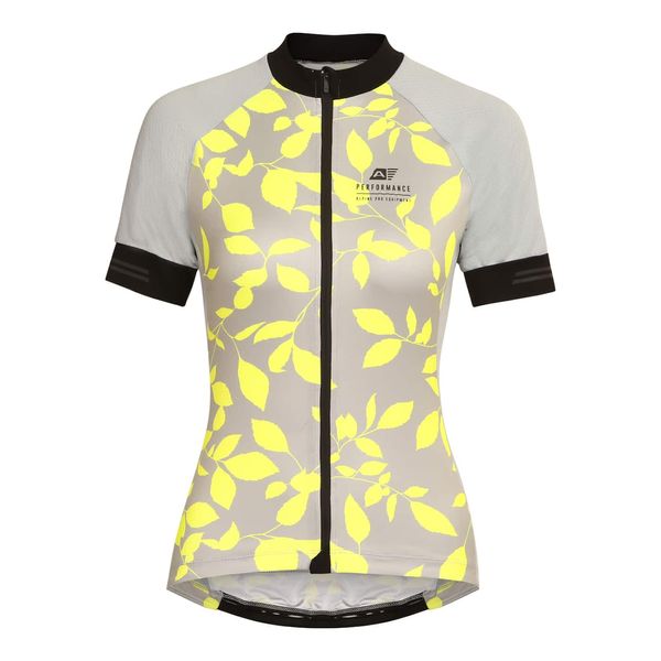 ALPINE PRO Dámský cyklistický dres ALPINE PRO BERESSA neon safety yellow varianta pa