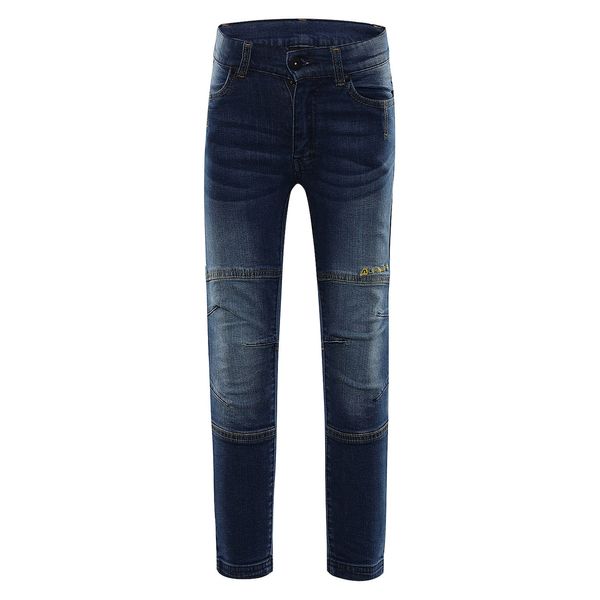 ALPINE PRO Dětské kalhoty jeans ALPINE PRO CHIZOBO 2 estate blue
