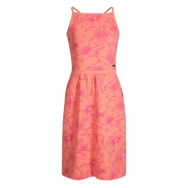 ALPINE PRO Dětské letní šaty ALPINE PRO ZELDO peach pink varianta pd