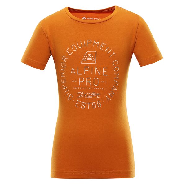 ALPINE PRO Kids cotton T-shirt ALPINE PRO DEWERO autumn maple variant pb