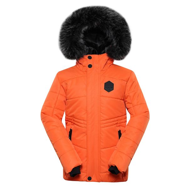 ALPINE PRO Kids jacket with membrane PTX ALPINE PRO MOLIDO spicy orange