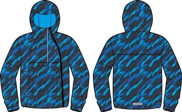 ALPINE PRO Kids ski jacket with membrane ALPINE PRO GHADO electric blue lemonade PA variant