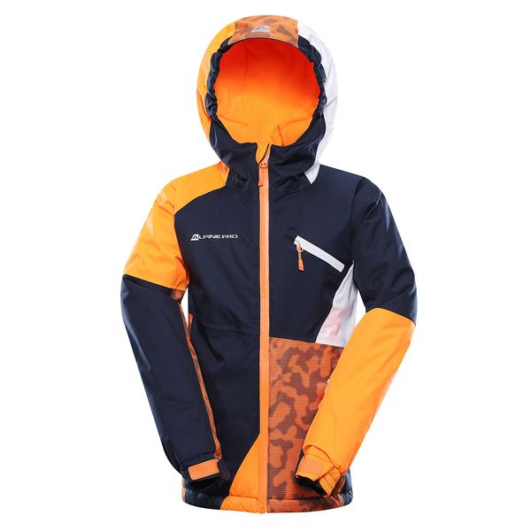 ALPINE PRO Kids ski jacket with PTX membrane ALPINE PRO HAPPO mood indigo