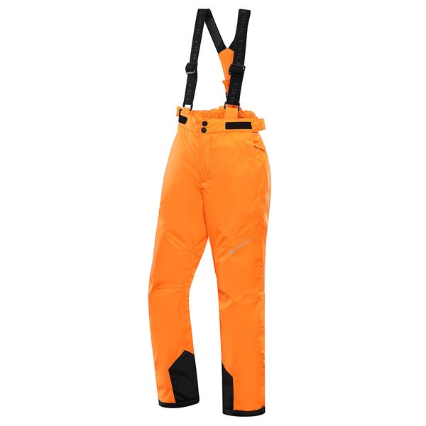 ALPINE PRO Kids ski pants with membrane ALPINE PRO ANIKO 5 neon shocking orange