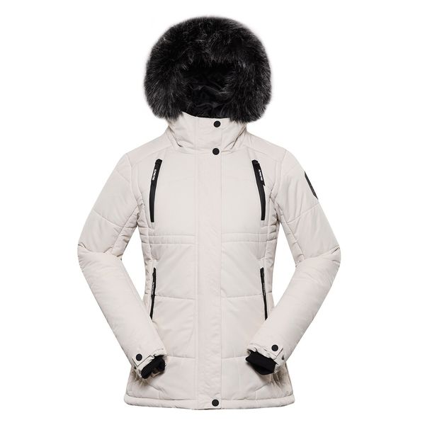 ALPINE PRO Ladies jacket with membrane PTX ALPINE PRO MOLIDA moonbeam