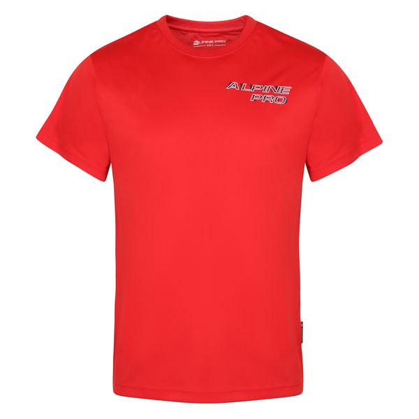 ALPINE PRO Man quick-drying T-shirt ALPINE PRO SYFOT olympic red variant pb