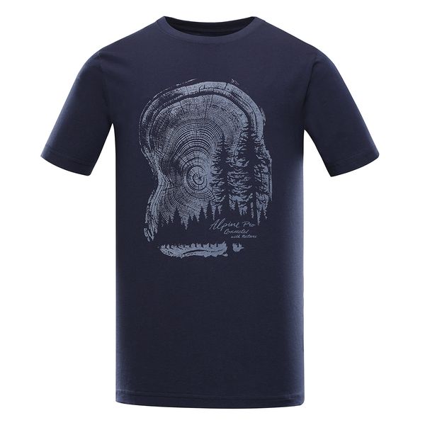 ALPINE PRO Men's cotton T-shirt ALPINE PRO LEFER MOOD INDIGO VARIANT PD