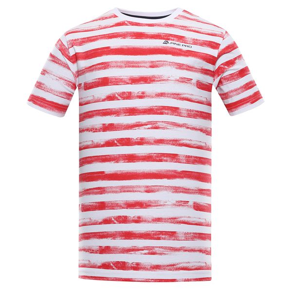 ALPINE PRO Men's cotton T-shirt ALPINE PRO WATER flame scarlet