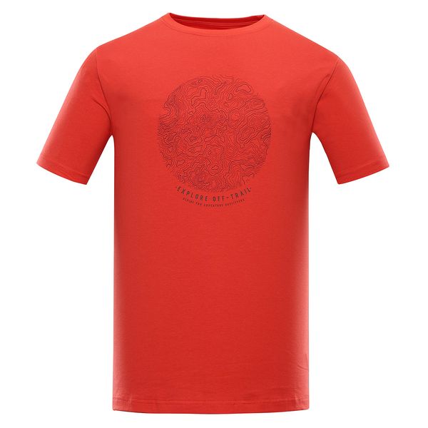 ALPINE PRO Men's cotton T-shirt ALPINE PRO ZIMIW cayenne variant pd