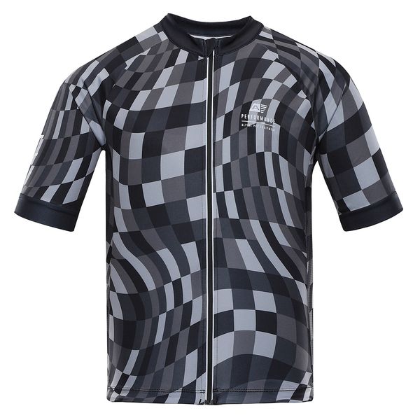 ALPINE PRO Men's cycling jersey ALPINE PRO SAGEN dk. Gray variant of PB
