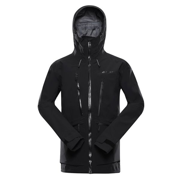 ALPINE PRO Men's jacket with membrane ALPINE PRO CORT black