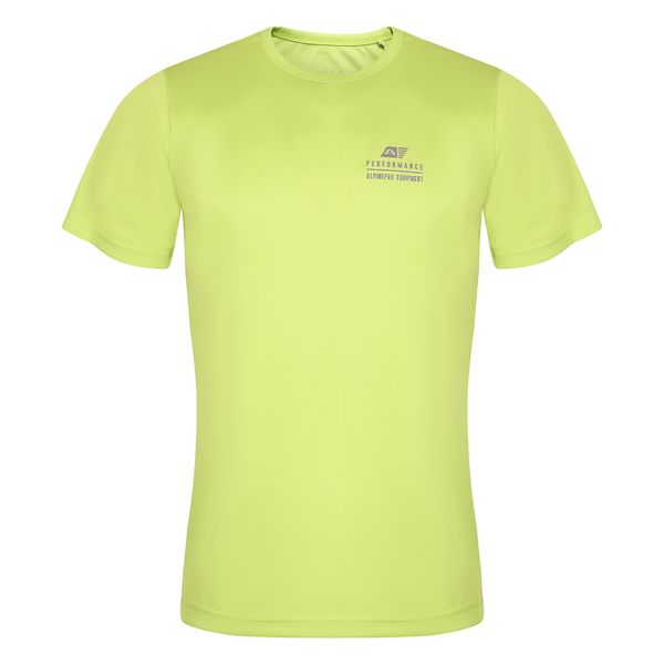 ALPINE PRO Men's quick-drying T-shirt ALPINE PRO CLUN lime green