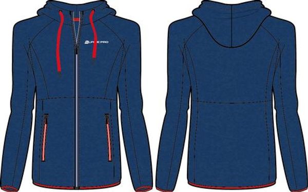 ALPINE PRO Men's sweatshirt ALPINE PRO SELEN czech blue