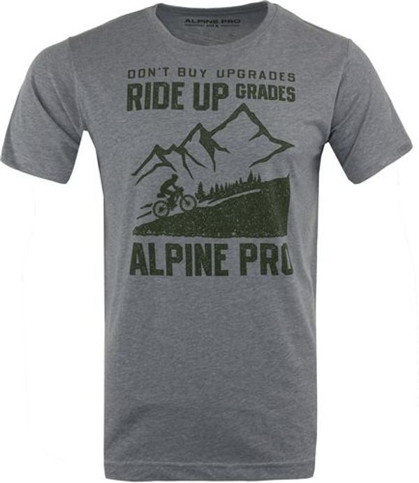 ALPINE PRO Men's T-shirt ALPINE PRO ZEBARO monument