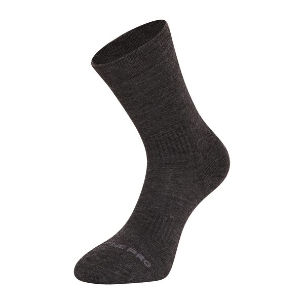 ALPINE PRO Unisex socks ALPINE PRO MERIDE dk.gray