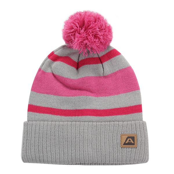 ALPINE PRO Winter beanie ALPINE PRO BAKARNE Carmine Rose variant PB