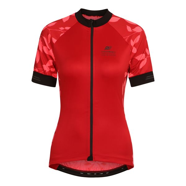 ALPINE PRO Women's cycling jersey ALPINE PRO BERESSA crimson variant pa