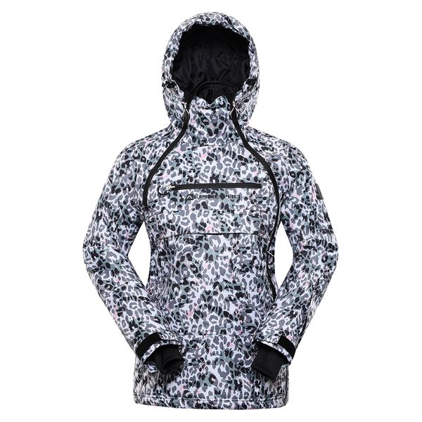 ALPINE PRO Women's ski jacket with membrane ALPINE PRO GHADA crème pd variant