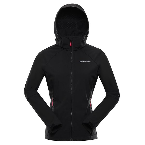 ALPINE PRO Women's softshell jacket with membrane ALPINE PRO LANCA black