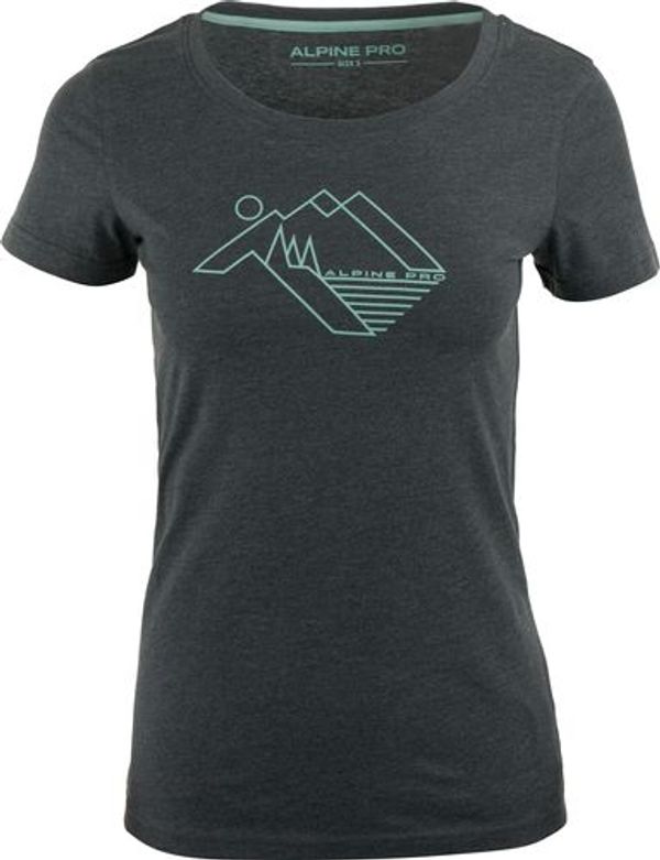 ALPINE PRO Women's T-shirt ALPINE PRO KEFADA dk.gray